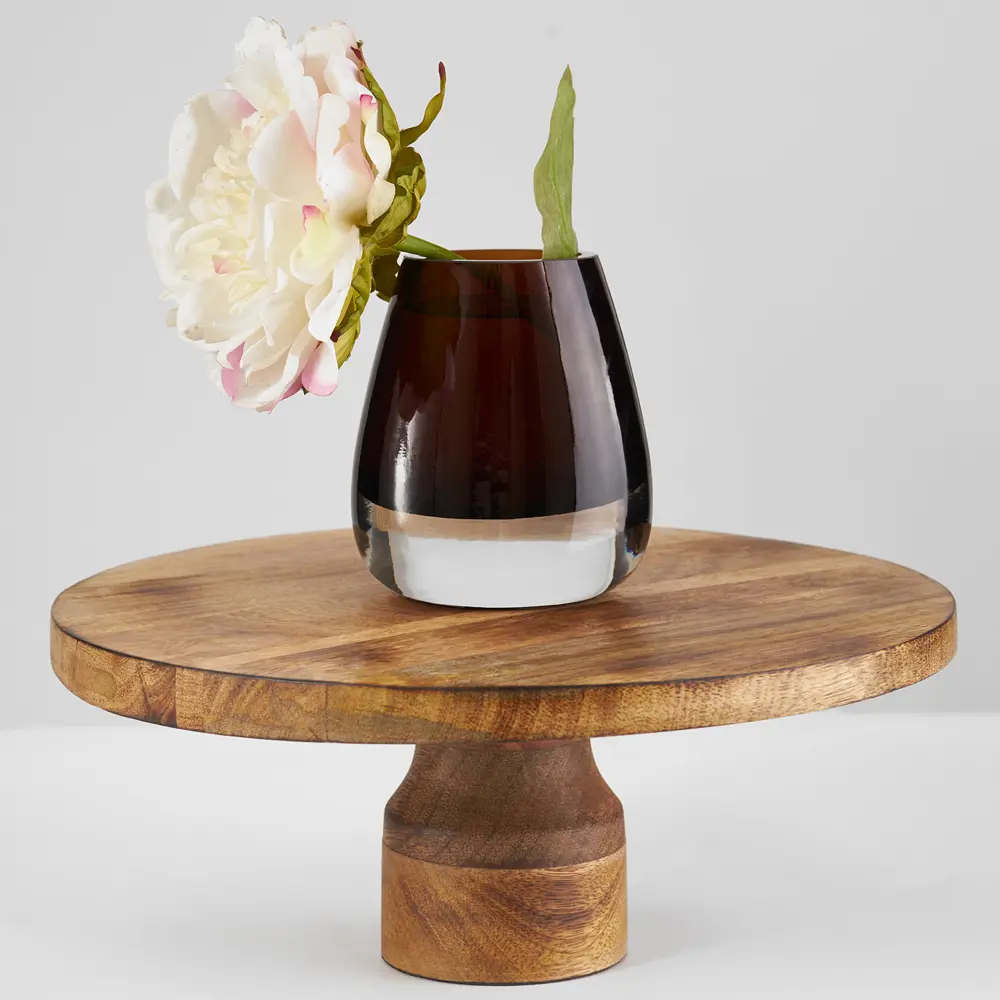 Фото 4 Ваза 7цветов-декор для цветов и сухоцветов стеклянная прозрачная 10x11 см