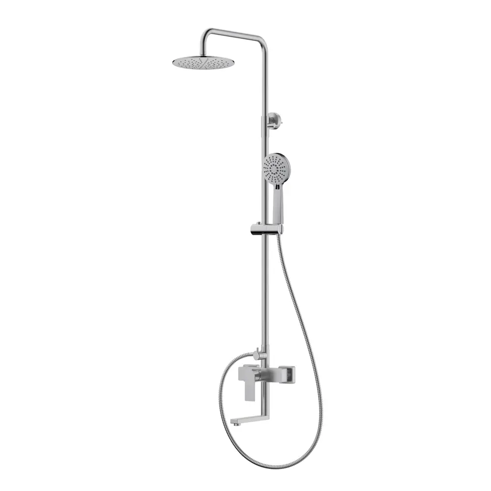 Фото Душевая система ESKO Beijing ST250BJ со смесителем цвет хром Фото Душевая система ESKO Beijing ST250BJ со смесителем цвет хром