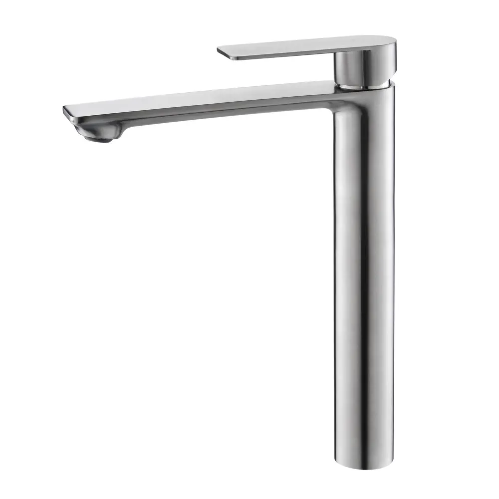 Фото Смеситель для раковины Esko BJ25 однорычажный цвет сталь Фото Смеситель для раковины Esko BJ25 однорычажный цвет сталь