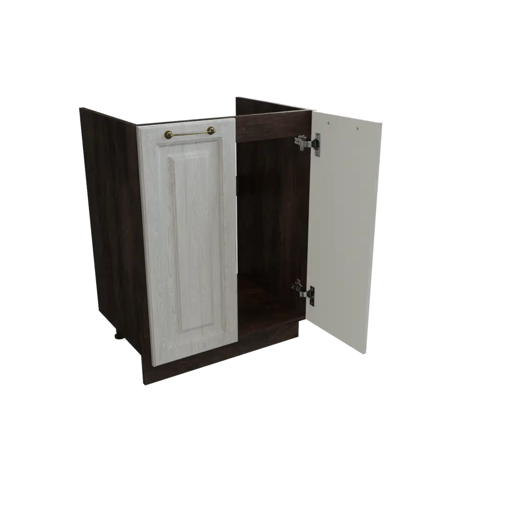 Фото 3 Напольный шкаф МС Ницца 2 дверцы 60x81.60x47.40 см фасад серый МДФ каркас серый дуб ЛДСП Сурская Мебель Фото 3 Напольный шкаф МС Ницца 2 дверцы 60x81.60x47.40 см фасад серый МДФ каркас серый дуб ЛДСП Сурская Мебель