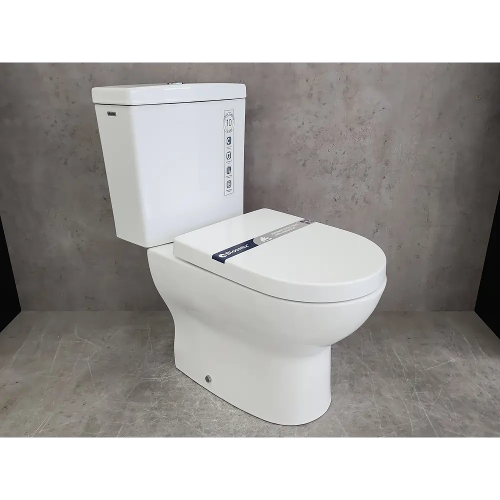 Фото Унитаз-компакт Bloomix MS-186891 горизонтальный двойной слив