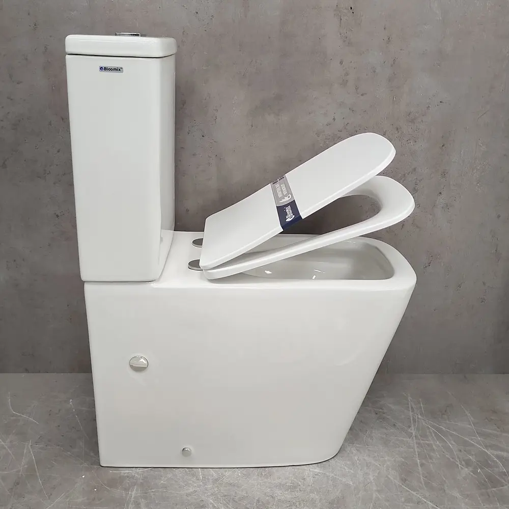 Фото 5 Унитаз-компакт Bloomix MS-178962 горизонтальный двойной слив