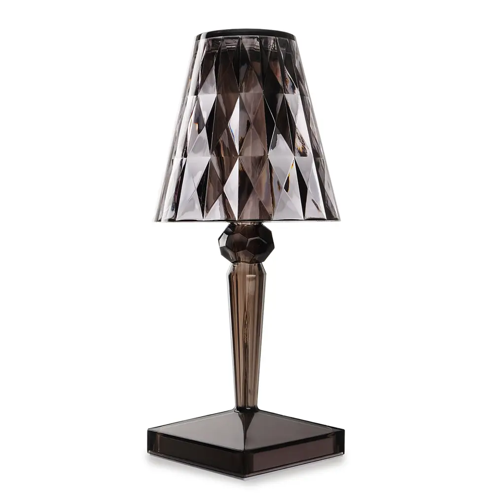 Фото Настольная лампа светодиодная Фаzа 5040908 регулируемый белый свет цвет бесцветный/прозрачный