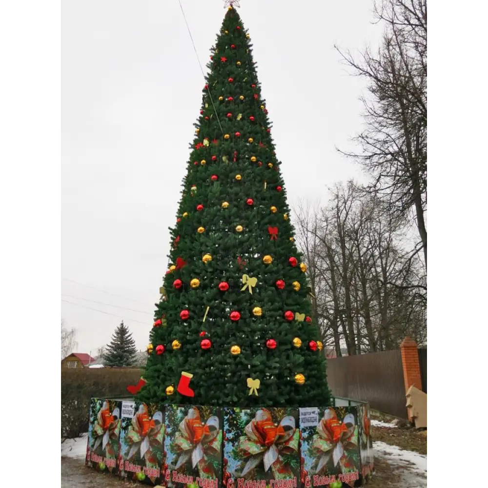 Фото 7 Ель новогодняя искусственная Crystal trees КСП4.5 Уральская уличная 450 см Фото 7 Ель новогодняя искусственная Crystal trees КСП4.5 Уральская уличная 450 см