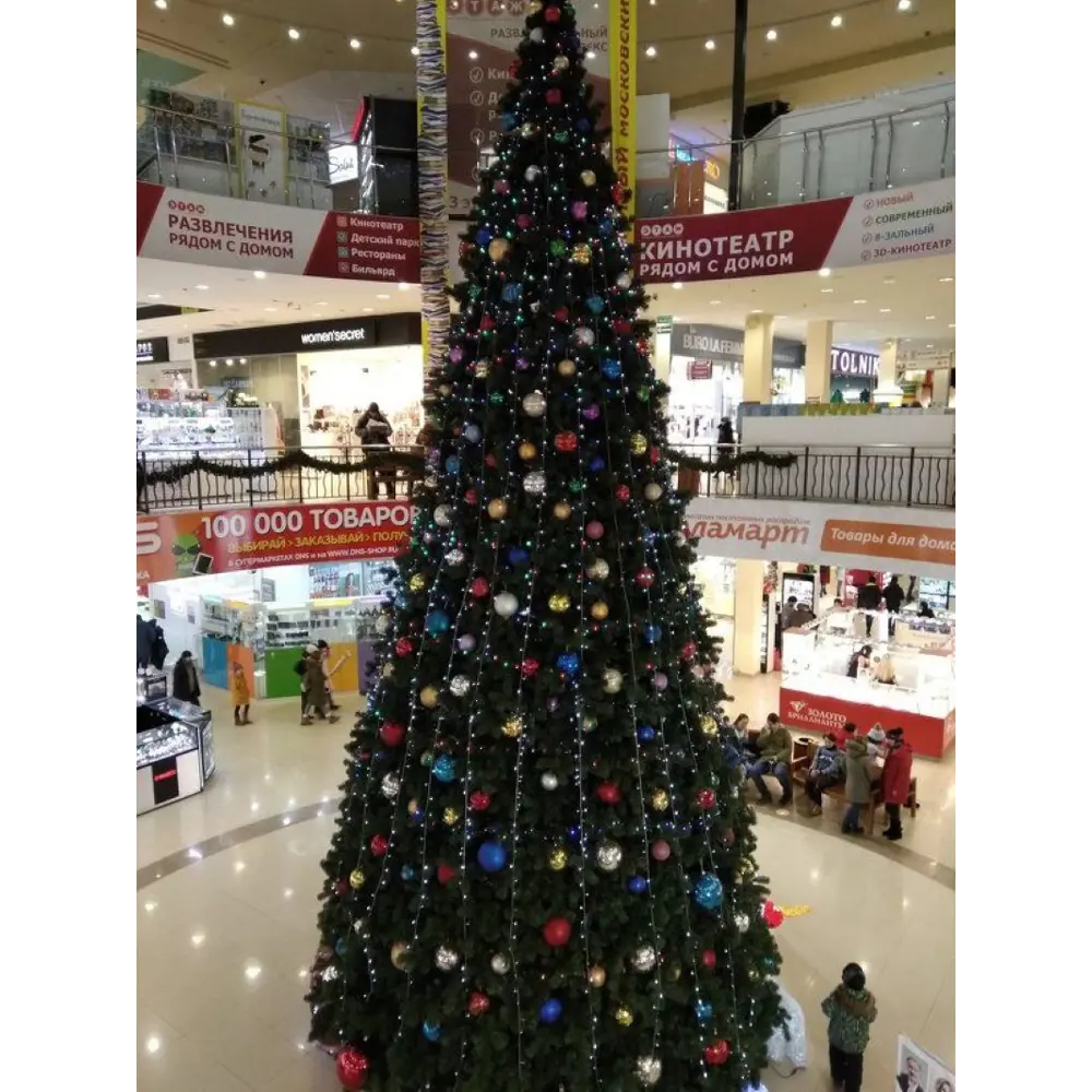 Фото 6 Ель новогодняя искусственная Crystal trees КСП7.5 Уральская уличная 750 см Фото 6 Ель новогодняя искусственная Crystal trees КСП7.5 Уральская уличная 750 см