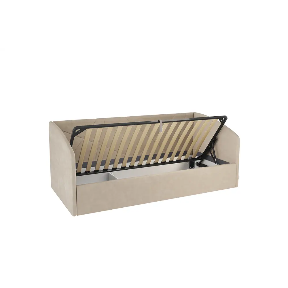 Фото 2 Кровать Mebelson Бест 211x78x100 см ЛДСП цвет капучино Фото 2 Кровать Mebelson Бест 211x78x100 см ЛДСП цвет капучино