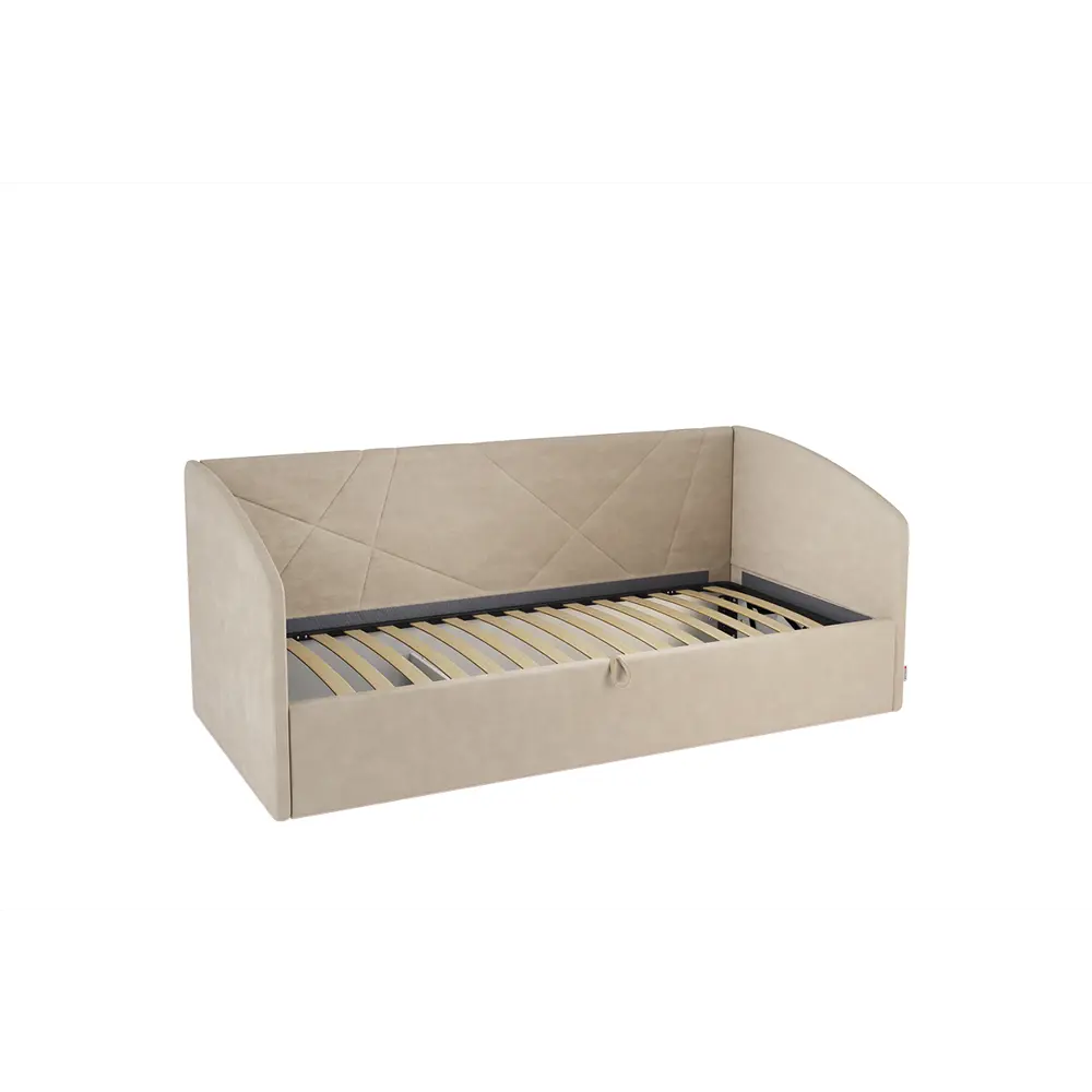 Фото 3 Кровать Mebelson Бест 211x78x100 см ЛДСП цвет капучино Фото 3 Кровать Mebelson Бест 211x78x100 см ЛДСП цвет капучино