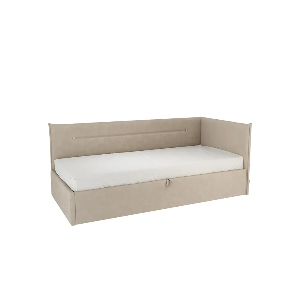 Фото Кровать Mebelson Альба 212x79x103 см ЛДСП цвет капучино Фото Кровать Mebelson Альба 212x79x103 см ЛДСП цвет капучино