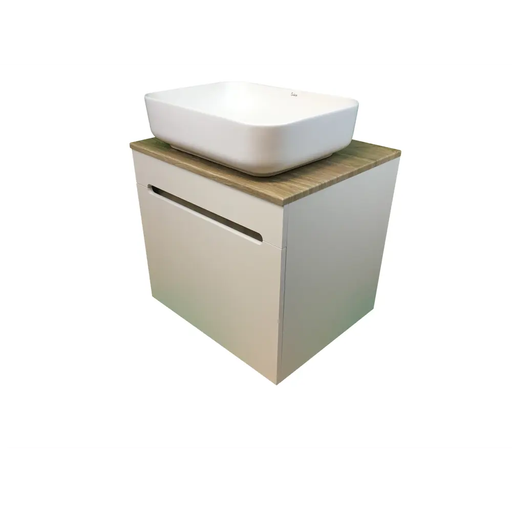 Фото 3 Тумба под раковину подвесная Sintesi STL.W7006_SIN-LVB-APP-409WM 60см с раковиной цвет белый Фото 3 Тумба под раковину подвесная Sintesi STL.W7006_SIN-LVB-APP-409WM 60см с раковиной цвет белый