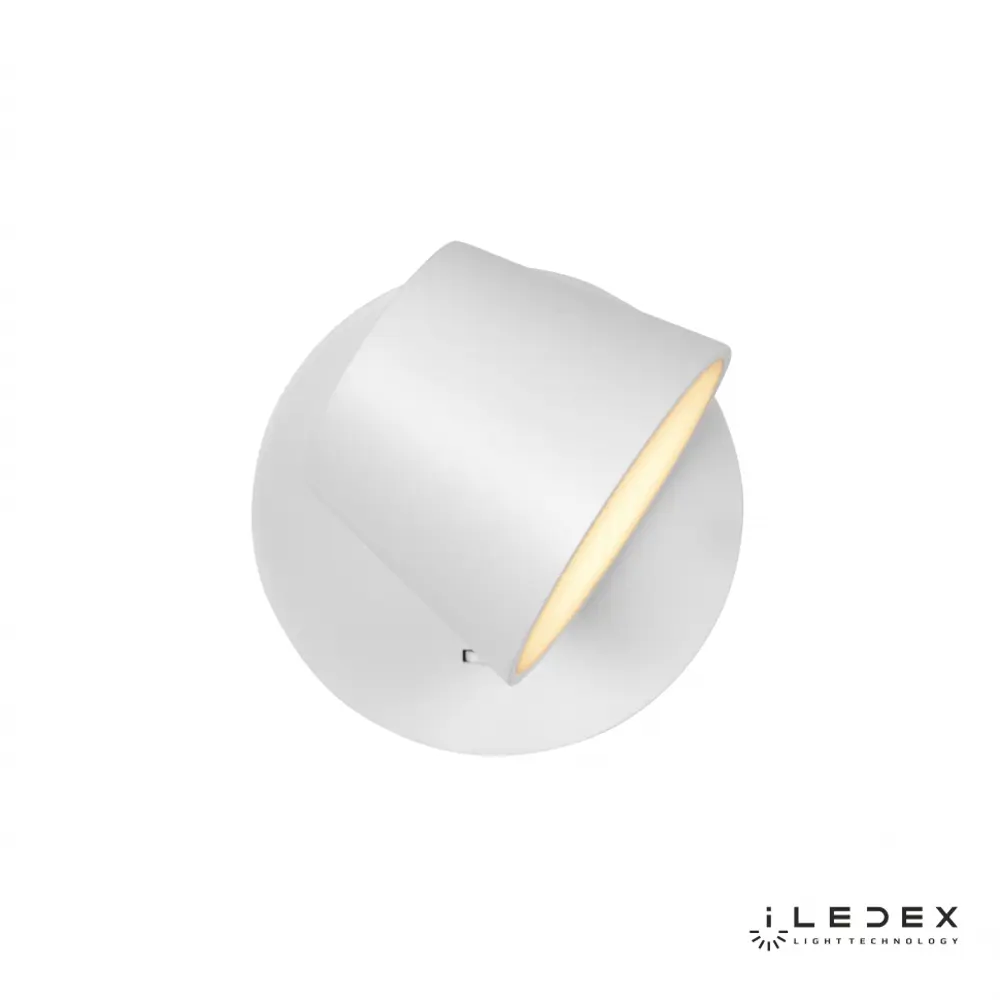 Фото 3 Настенный светильник светодиодный Iledex Flexin W1118-1s wh теплый белый (желтый) свет цвет белый Фото 3 Настенный светильник светодиодный Iledex Flexin W1118-1s wh теплый белый (желтый) свет цвет белый