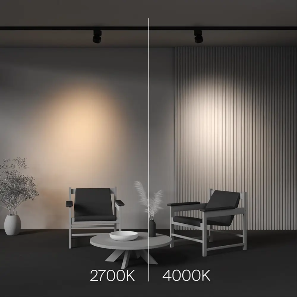Фото 4 Трековый светильник спот светодиодный Technical Tr199-3-15w2.7k-m-b 15 Вт 3 м² цвет черный Фото 4 Трековый светильник спот светодиодный Technical Tr199-3-15w2.7k-m-b 15 Вт 3 м² цвет черный