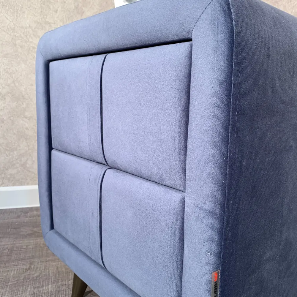 Фото 7 Тумба прикроватная Мебельсон 48x58x37 см 2 ящика ЛДСП цвет топаз