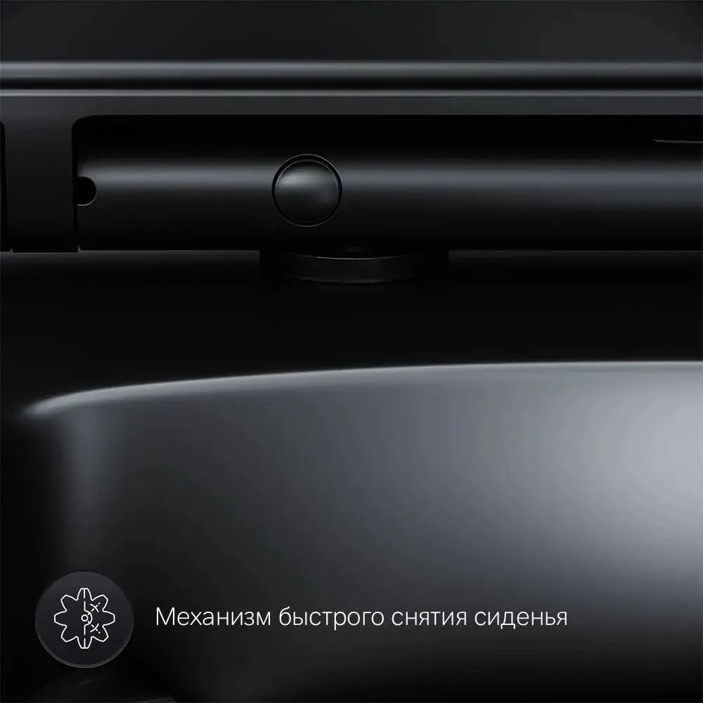 Фото 11 Инсталляция с подвесным унитазом AM.PM Inspire V2.0 FlashClean IS49051.50A1700MB черный, безободковый, пневматическая кнопка Pro L глянцевый хром