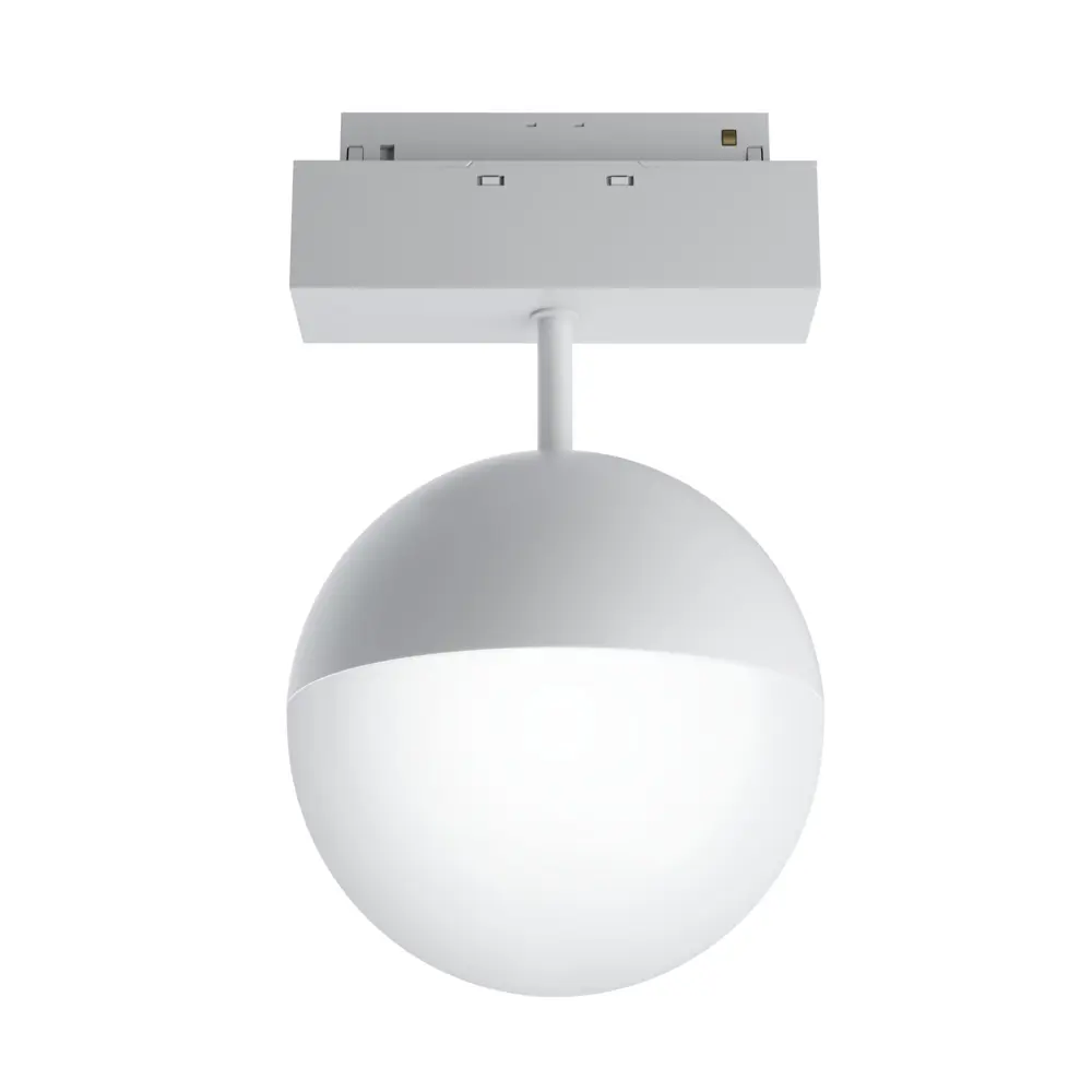 Фото Трековый светильник спот светодиодный Maytoni Tr017-2-10w3k-w 10 Вт магнитный 4 м² цвет белый Фото Трековый светильник спот светодиодный Maytoni Tr017-2-10w3k-w 10 Вт магнитный 4 м² цвет белый