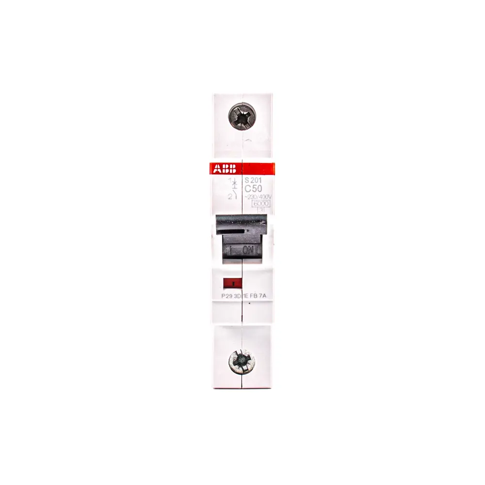 Фото 3 Автоматический выключатель ABB S200 1P C50 А 6 кА 2CDS251001R0504 Фото 3 Автоматический выключатель ABB S200 1P C50 А 6 кА 2CDS251001R0504