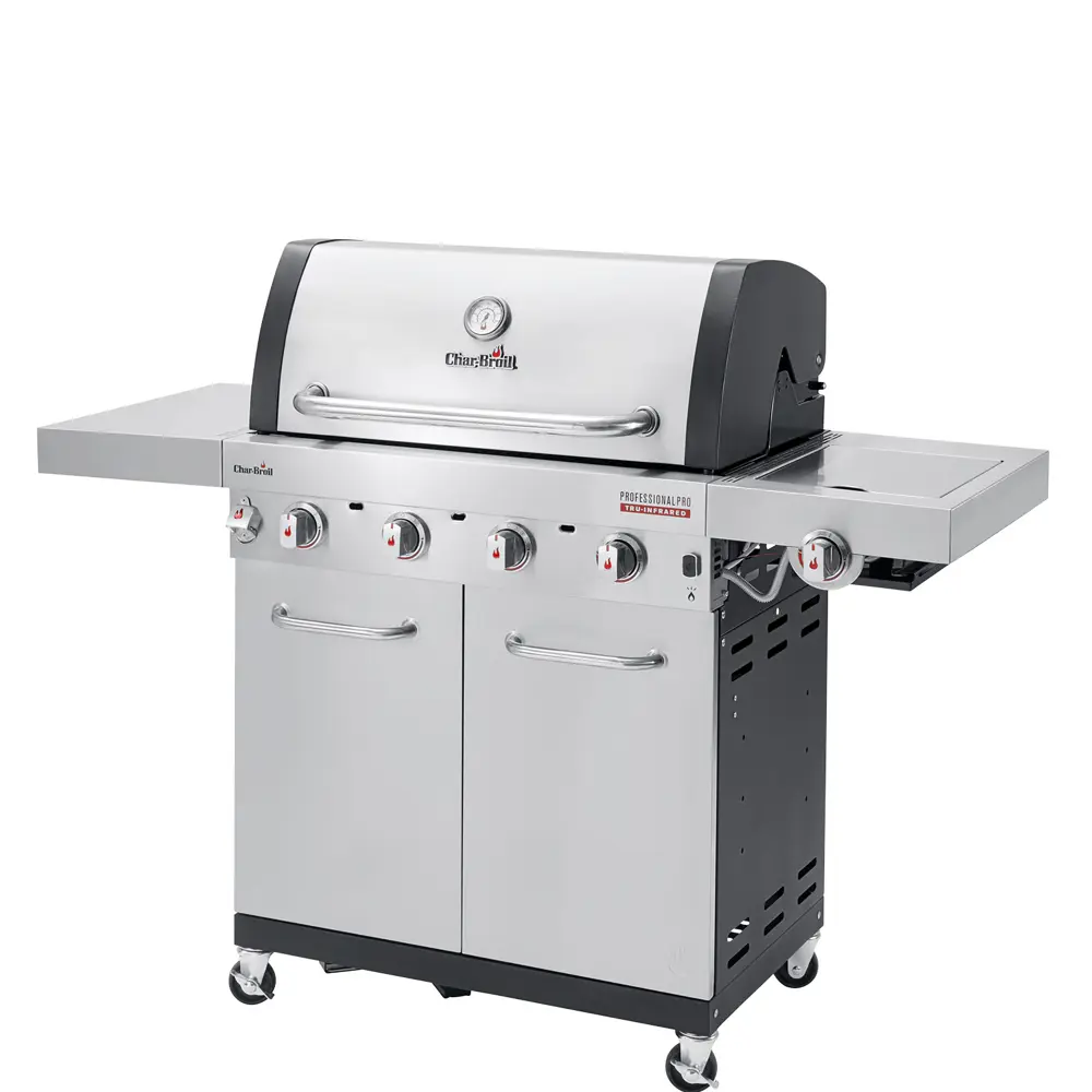 Фото 4 Газовый гриль Char-Broil Professional PRO 4S 145.5x120.9x54 см Фото 4 Газовый гриль Char-Broil Professional PRO 4S 145.5x120.9x54 см