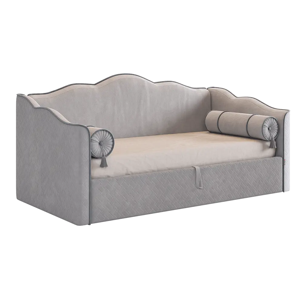 Фото 2 Кровать Mebelson Лея К1 219x100x103.4 см ЛДСП цвет графит Фото 2 Кровать Mebelson Лея К1 219x100x103.4 см ЛДСП цвет графит