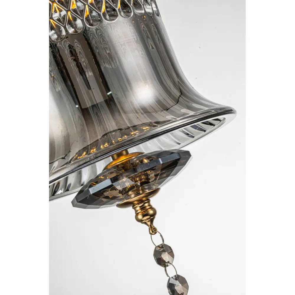 Фото 3 Светильник подвесной светодиодный Belfast Herbison A1954-a3-gr-gl 1.43 м² теплый белый (желтый) свет цвет серый, черный