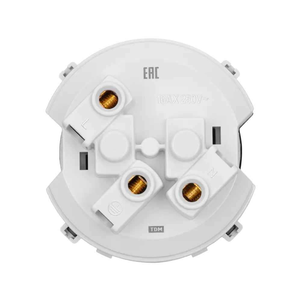 Фото 3 Розетка встраиваемая Tdm electric Байкал SQ1819-0007 с заземлением и шторками цвет белый