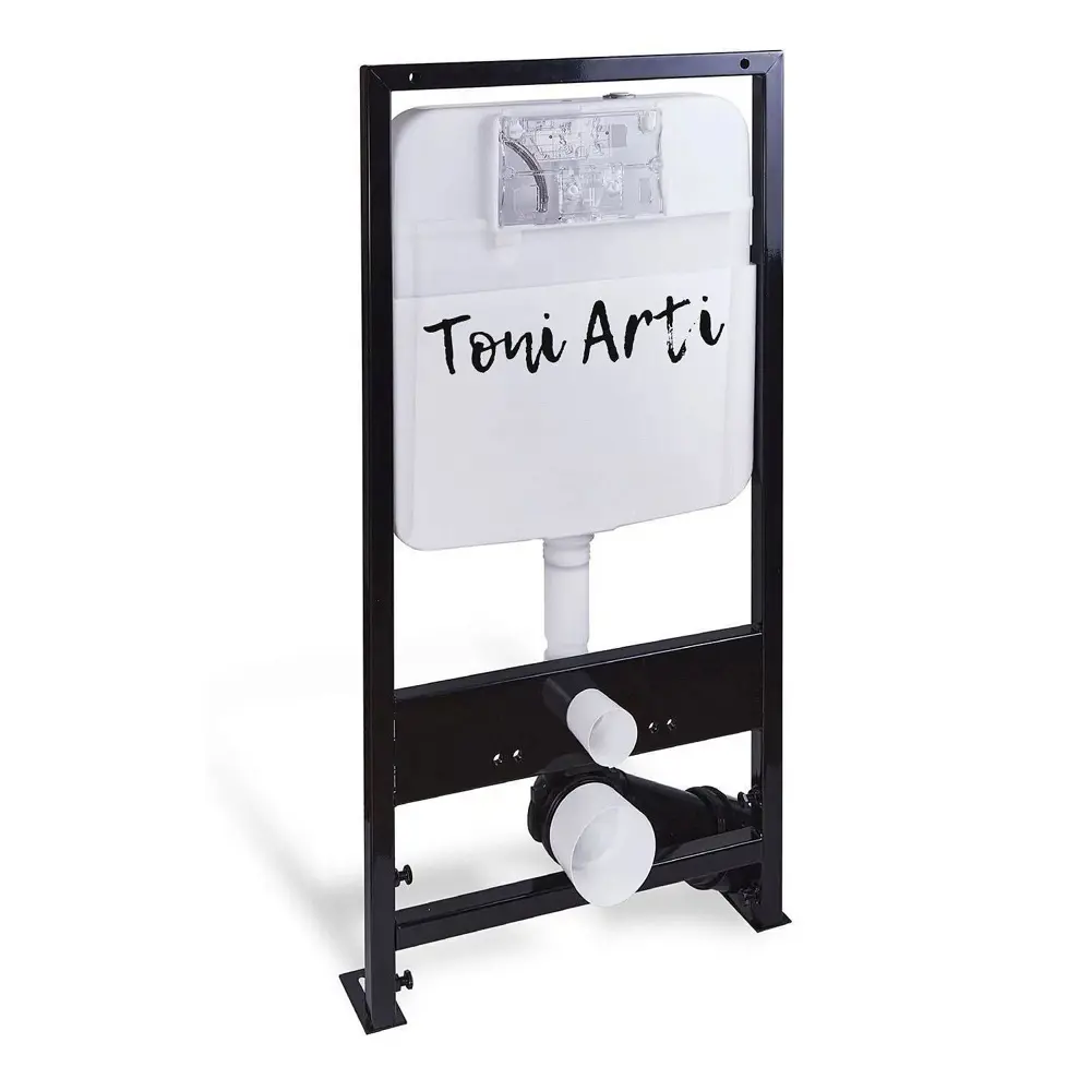 Фото 2 Комплект инсталляция и безободковый унитазом TONI ARTI TA-01+TA-1900+TA-0051-АР Russi с клавишей Freto с сиденьем с микролифтом Фото 2 Комплект инсталляция и безободковый унитазом TONI ARTI TA-01+TA-1900+TA-0051-АР Russi с клавишей Freto с сиденьем с микролифтом