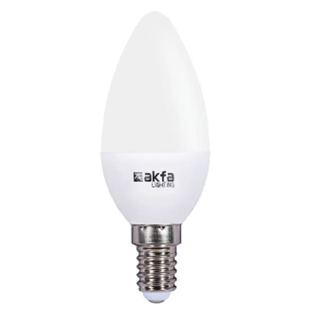 Фото Лампочка светодиодная Akfa lighting Fllfl071431a E14 220 В 7 Вт свеча белая 700 Лм нейтральный белый свет Фото Лампочка светодиодная Akfa lighting Fllfl071431a E14 220 В 7 Вт свеча белая 700 Лм нейтральный белый свет