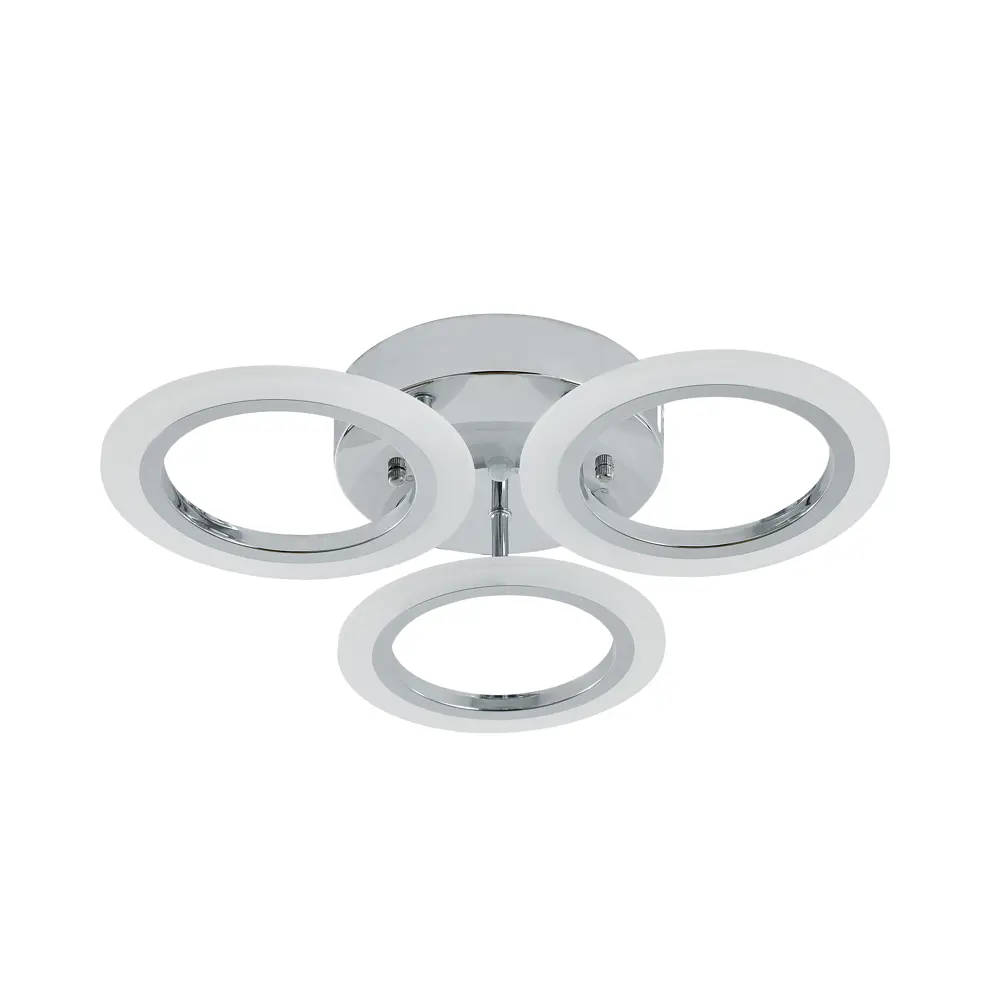Фото Люстра потолочная светодиодная Escada 10211 10211/3led silver 12 м² регулируемый белый свет цвет хром Фото Люстра потолочная светодиодная Escada 10211 10211/3led silver 12 м² регулируемый белый свет цвет хром