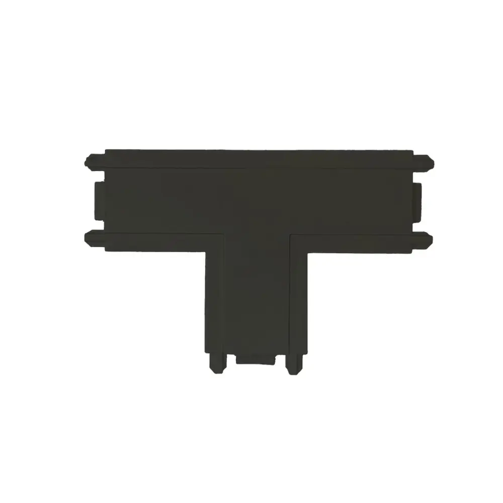 Фото Коннектор Wertmark Wth.l5.60.t10 т-образный жесткий для соединения трековых шинопроводов встраиваемых однофазных цвет черный Фото Коннектор Wertmark Wth.l5.60.t10 т-образный жесткий для соединения трековых шинопроводов встраиваемых однофазных цвет черный