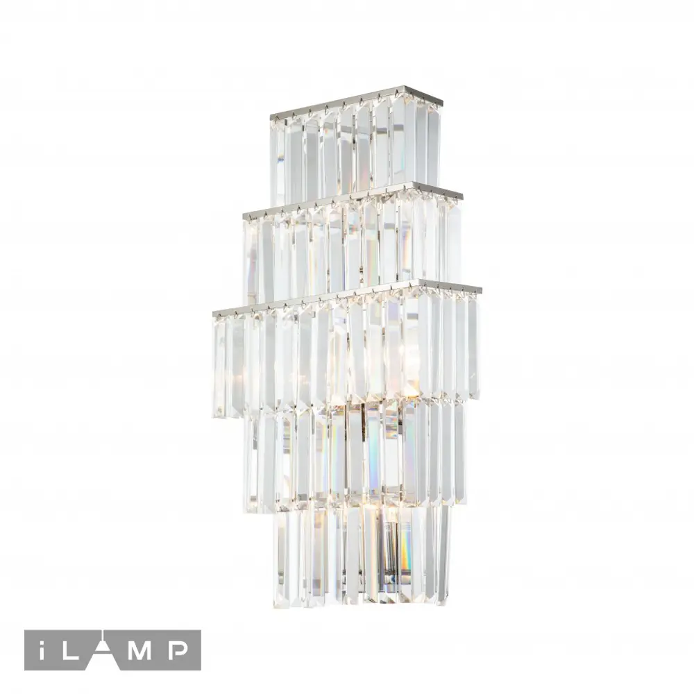 Фото 2 Настенный светильник Ilamp Triumph W6119-4-nic цвет никель Фото 2 Настенный светильник Ilamp Triumph W6119-4-nic цвет никель