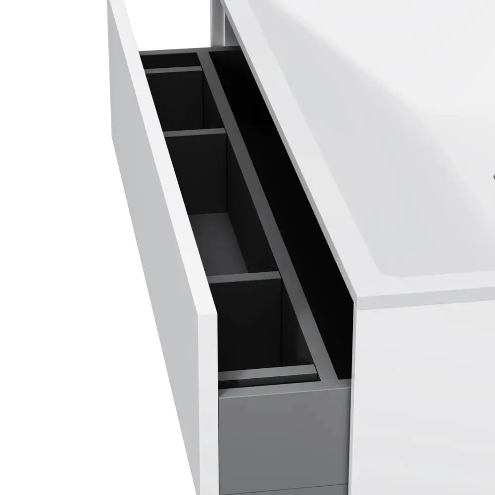 Фото 9 Тумба под раковину подвесная AM.PM INSPIRE V2.0 M50AFHX1003EGM 100 см, 3 ящика, push-to-open Фото 9 Тумба под раковину подвесная AM.PM INSPIRE V2.0 M50AFHX1003EGM 100 см, 3 ящика, push-to-open
