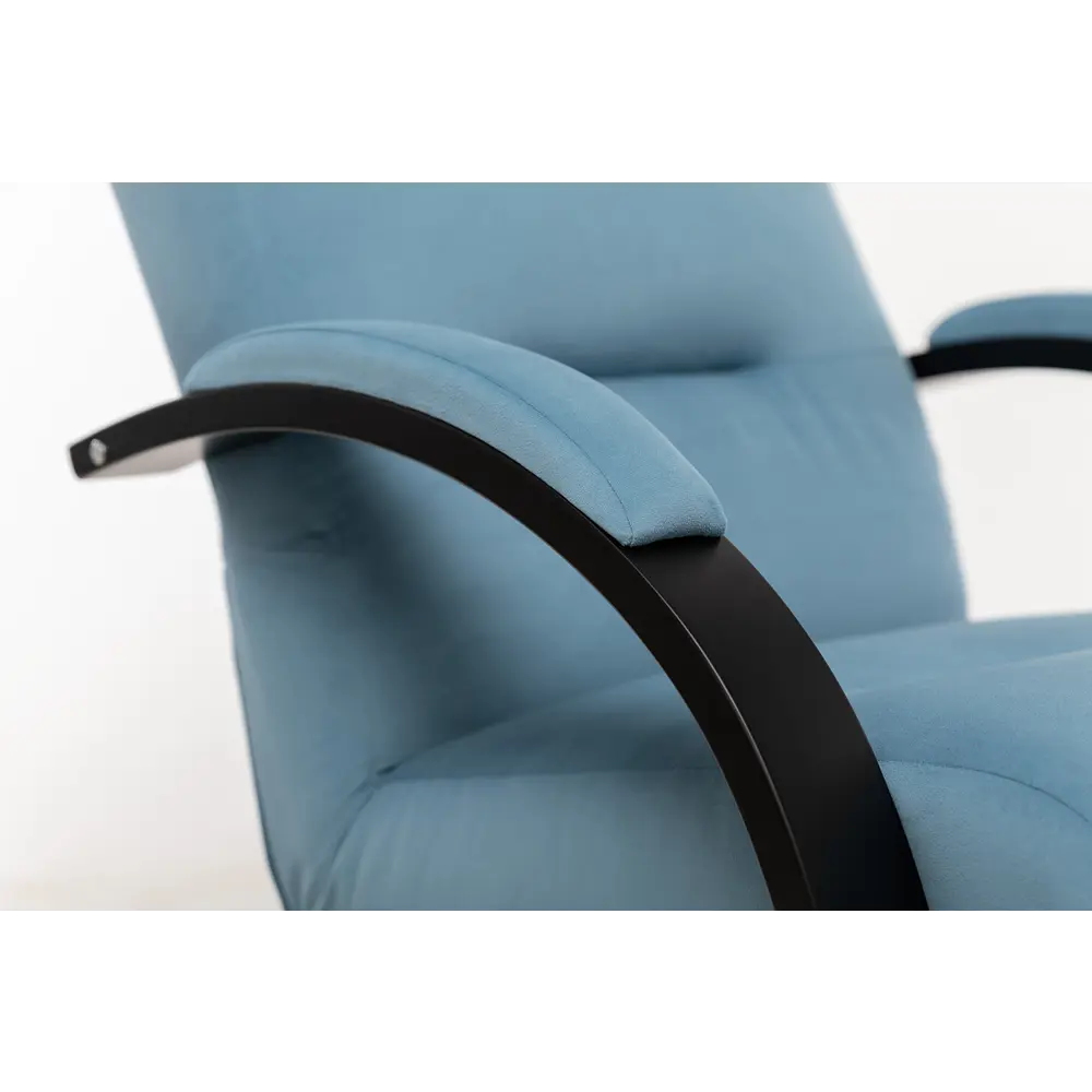 Фото 6 Кресло Leset Монэ 68.5x100x80 см велюр цвет венге/синий Фото 6 Кресло Leset Монэ 68.5x100x80 см велюр цвет венге/синий