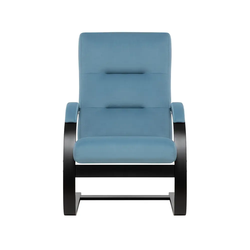 Фото 2 Кресло Leset Монэ 68.5x100x80 см велюр цвет венге/синий Фото 2 Кресло Leset Монэ 68.5x100x80 см велюр цвет венге/синий