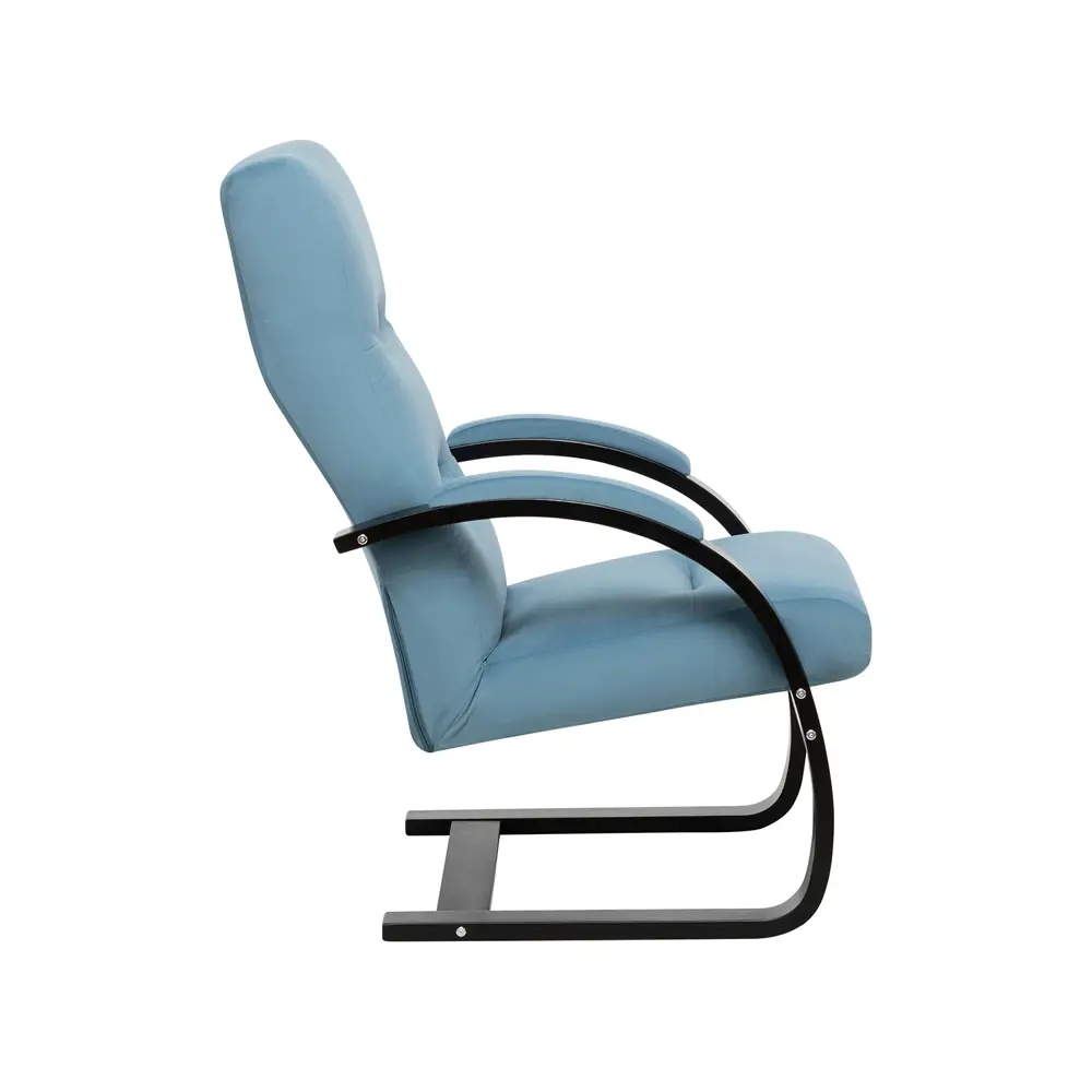 Фото 3 Кресло Leset Монэ 68.5x100x80 см велюр цвет венге/синий Фото 3 Кресло Leset Монэ 68.5x100x80 см велюр цвет венге/синий