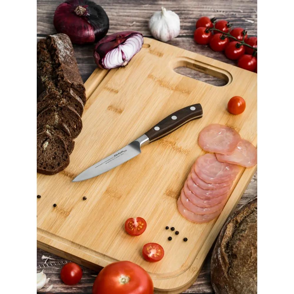Фото 7 Нож для фруктов Gourmet Attribute лезвие 10 см цвет коричневый Фото 7 Нож для фруктов Gourmet Attribute лезвие 10 см цвет коричневый