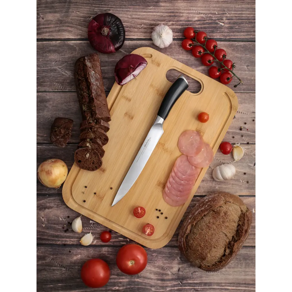Фото 6 Нож филейный Chef`s select Attribute лезвие 20 см цвет черный Фото 6 Нож филейный Chef`s select Attribute лезвие 20 см цвет черный