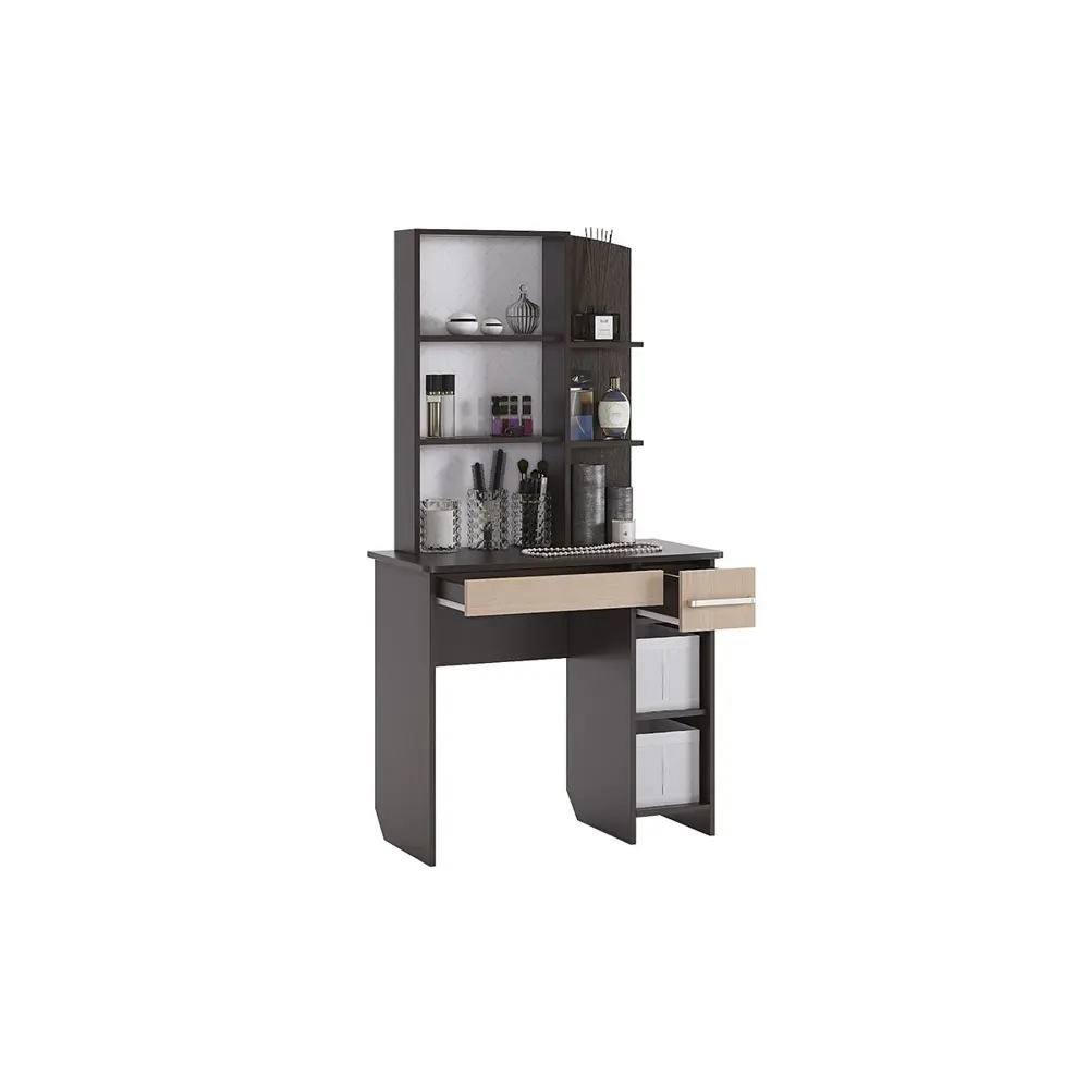Фото 3 Туалетный столик с зеркалом Mebelson 85x165x43 см цвет венге Фото 3 Туалетный столик с зеркалом Mebelson 85x165x43 см цвет венге