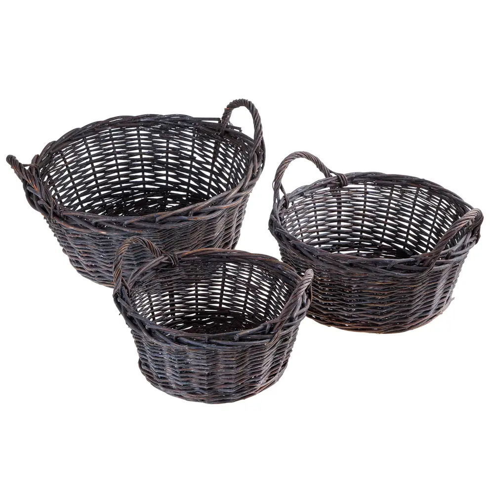 Фото 2 Корзина для фруктов 7цветов-декор 48 см Ива цвет коричневый Фото 2 Корзина для фруктов 7цветов-декор 48 см Ива цвет коричневый