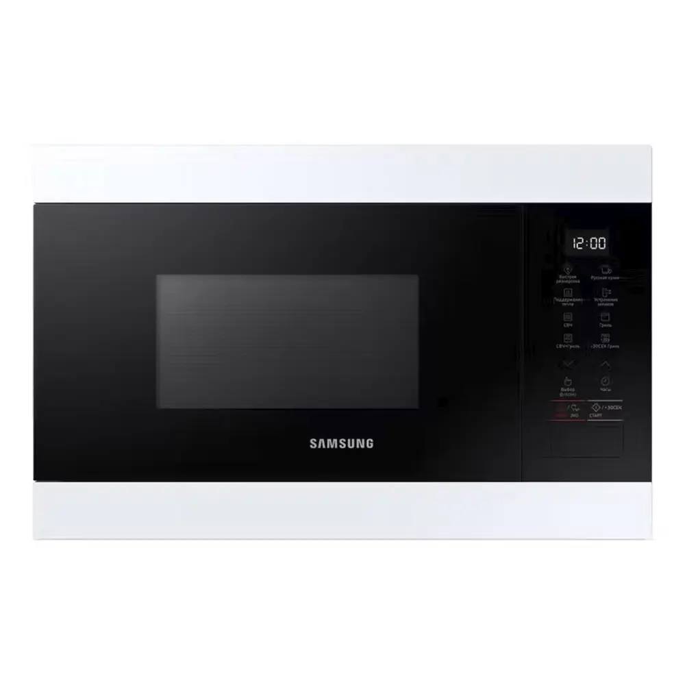 Фото Встраиваемая микроволновая печь Samsung MG22M8054AW/BW 22 л 59.5x38x32 см цвет белый Фото Встраиваемая микроволновая печь Samsung MG22M8054AW/BW 22 л 59.5x38x32 см цвет белый