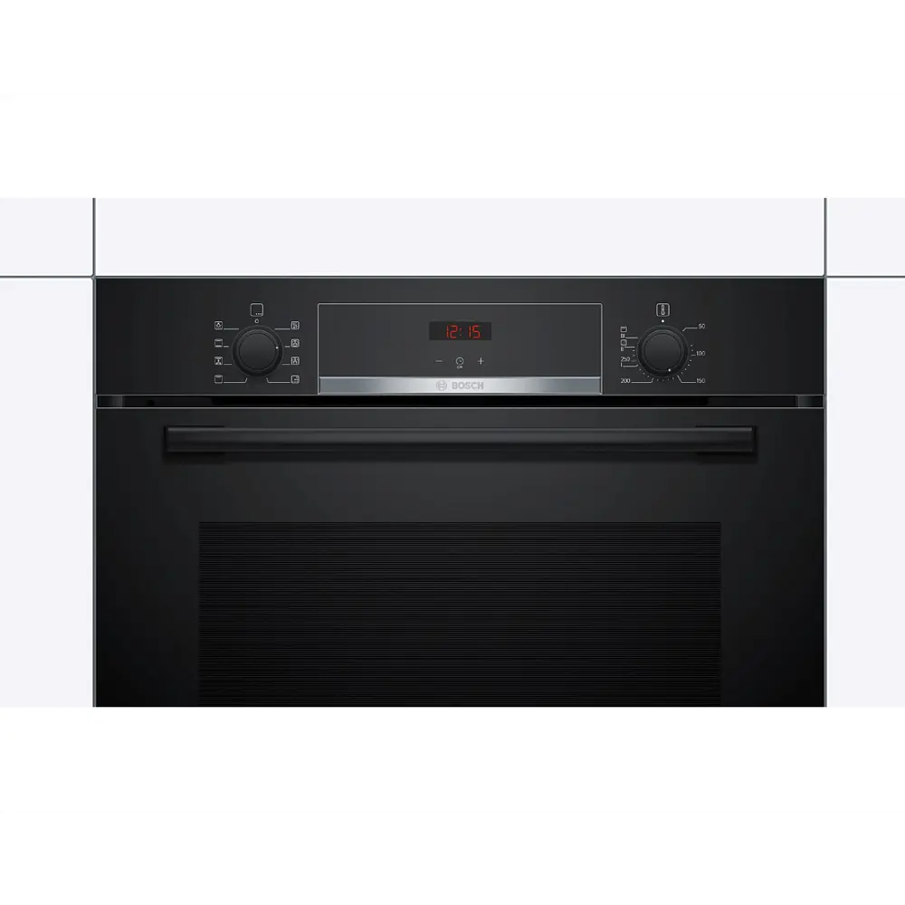 Фото 2 Встраиваемый духовой шкаф Bosch Hm5B20F0 59.4x59.5x54.8 см цвет черный Фото 2 Встраиваемый духовой шкаф Bosch Hm5B20F0 59.4x59.5x54.8 см цвет черный