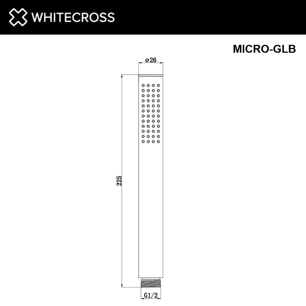 Фото 3 Лейка для душа WHITECROSS MICRO-GLB цвет золото брашированное Фото 3 Лейка для душа WHITECROSS MICRO-GLB цвет золото брашированное