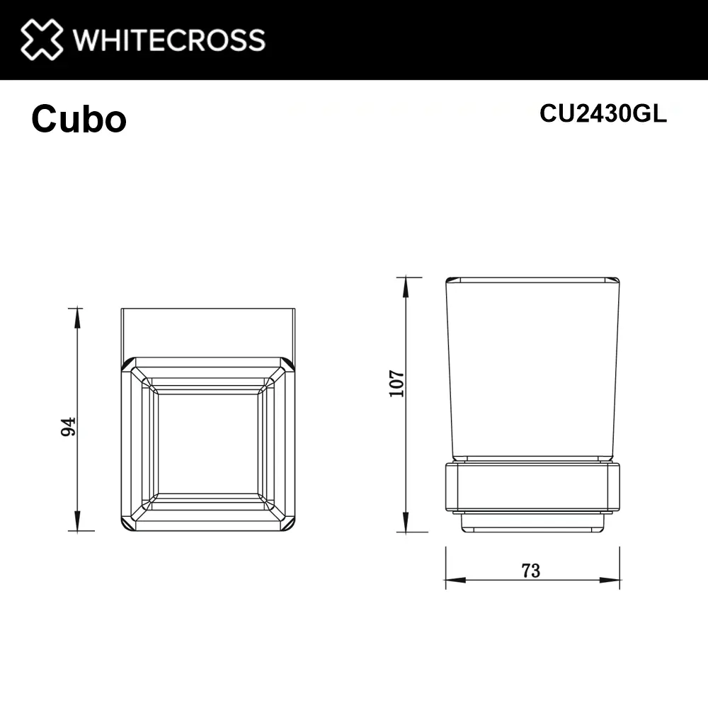 Фото 2 Стакан подвесной WHITECROSS CUBO CU2430GL цвет золото Фото 2 Стакан подвесной WHITECROSS CUBO CU2430GL цвет золото