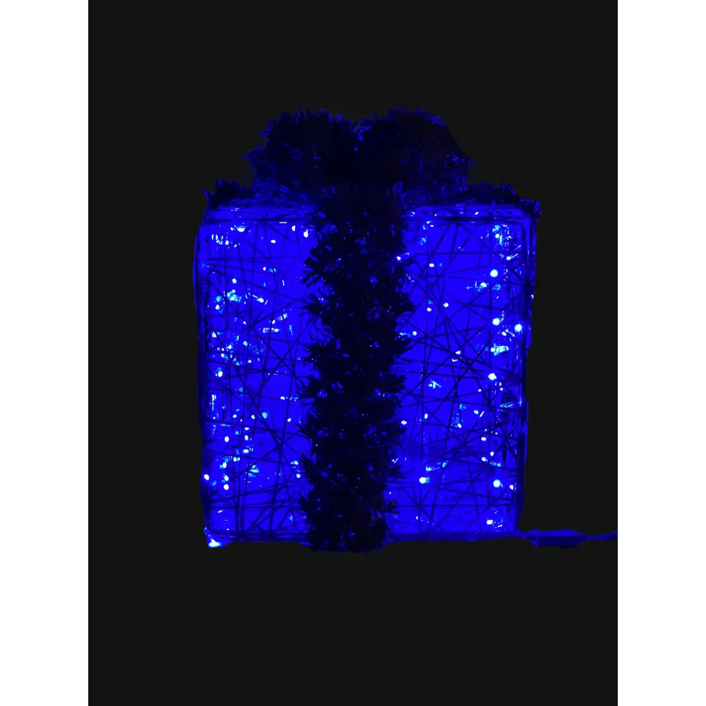 Фото 14 Электрическая светящиеся фигура Подарок 100 LED 50x50x50 см теплый белый свет Фото 14 Электрическая светящиеся фигура Подарок 100 LED 50x50x50 см теплый белый свет