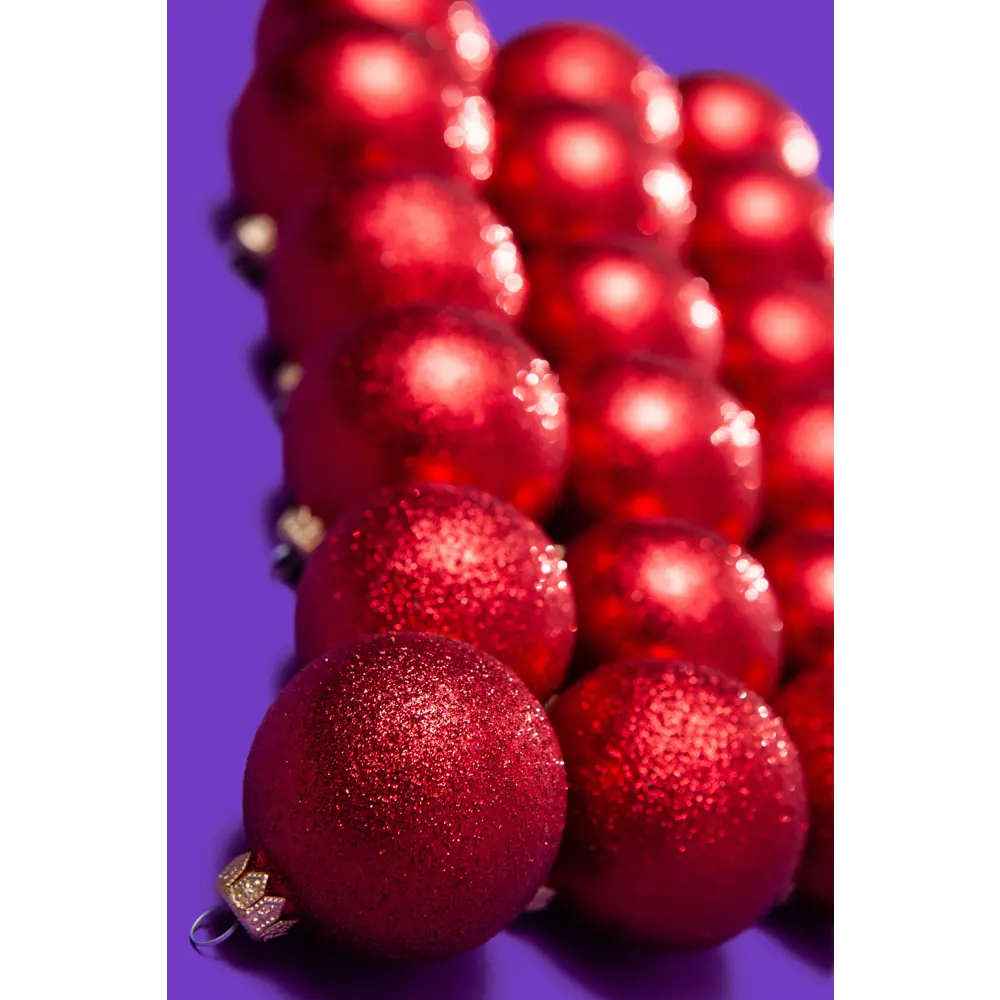Фото 4 Набор елочных шаров Crystal trees HP-SS-65-красн 6.5 см пластик красный 6 шт Фото 4 Набор елочных шаров Crystal trees HP-SS-65-красн 6.5 см пластик красный 6 шт