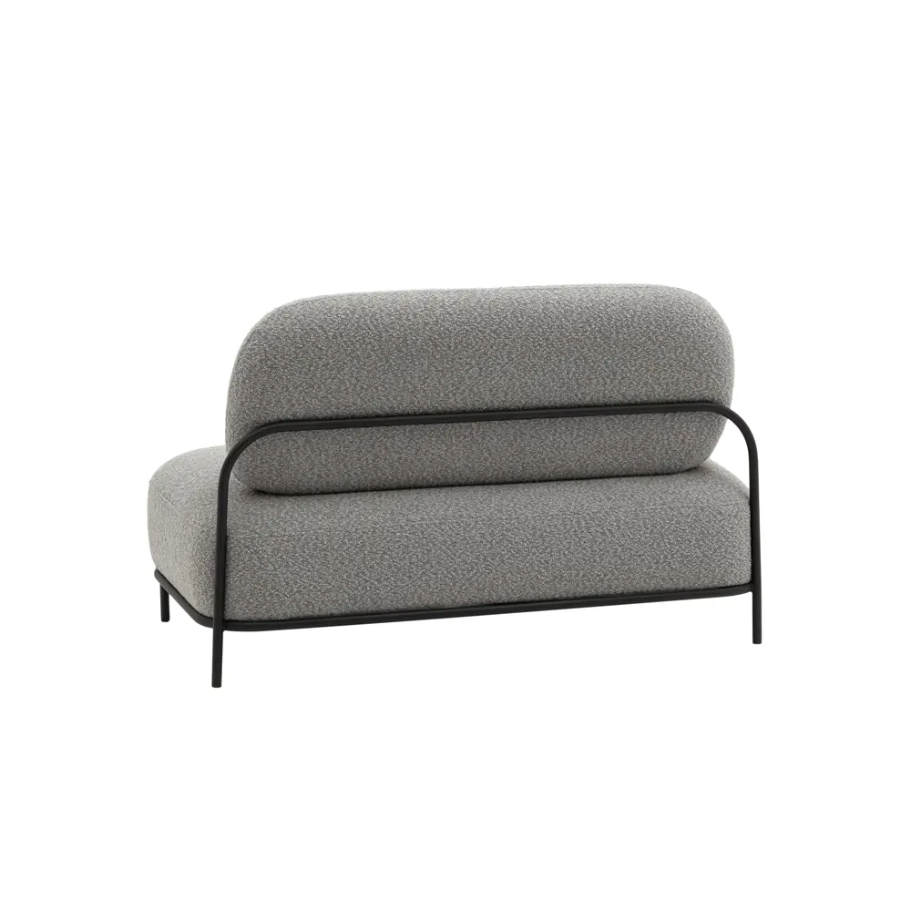 Фото 8 Диван прямой Стул груп Стоун vd-dv-stone-grey 124x78x71 см ткань цвет серый;черный матовый Фото 8 Диван прямой Стул груп Стоун vd-dv-stone-grey 124x78x71 см ткань цвет серый;черный матовый