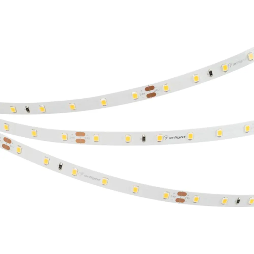 Фото Светодиодная лента Arlight 016145 2 SMD 2835 60 диод/4 Вт/м 24 В IP20 5 м теплый белый свет Фото Светодиодная лента Arlight 016145 2 SMD 2835 60 диод/4 Вт/м 24 В IP20 5 м теплый белый свет
