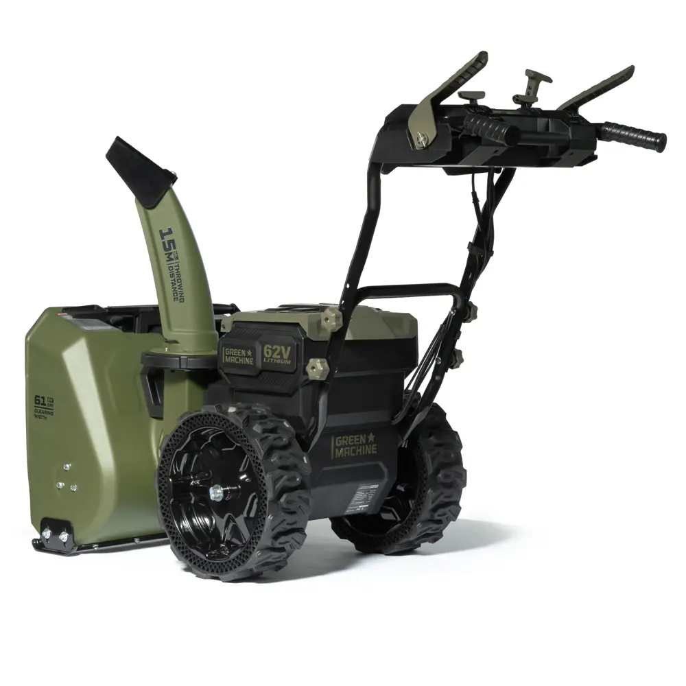 Фото 4 Снегоуборщик аккумуляторный бесщёточный Green machine GM921701 61 см 63 В АКБ и ЗУ не в комплекте Фото 4 Снегоуборщик аккумуляторный бесщёточный Green machine GM921701 61 см 63 В АКБ и ЗУ не в комплекте