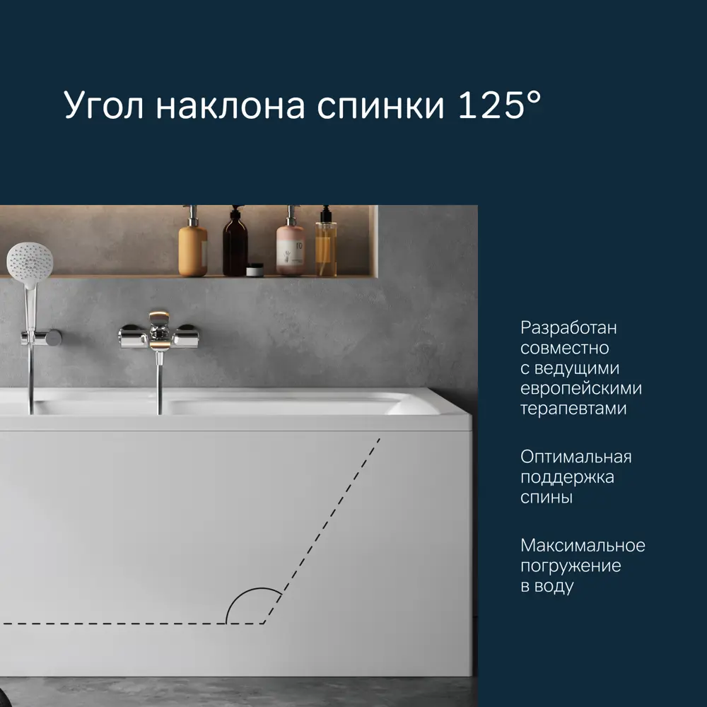 Фото 8 Прямоугольная ванна Am.pm W52A-170-075W-ARPOFL акрил 75x170см Фото 8 Прямоугольная ванна Am.pm W52A-170-075W-ARPOFL акрил 75x170см
