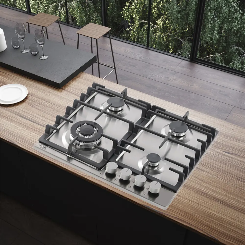Фото 8 Газовая варочная панель Making oasis everywhere P-MSI 58 см 4 конфорки цвет бежевый Фото 8 Газовая варочная панель Making oasis everywhere P-MSI 58 см 4 конфорки цвет бежевый