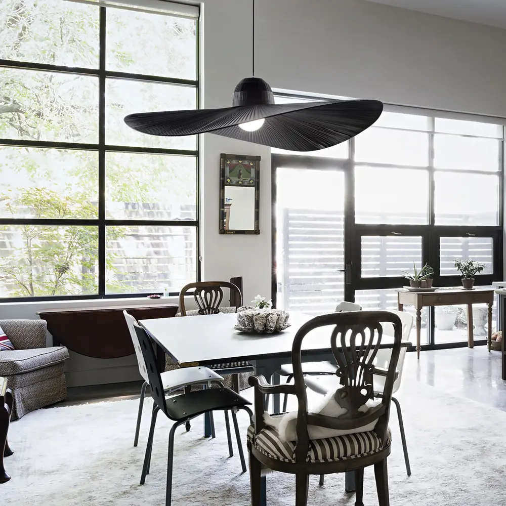 Фото 2 Люстра подвесная Ideal lux Madame 174402 1 лампа 5 м² цвет черный Фото 2 Люстра подвесная Ideal lux Madame 174402 1 лампа 5 м² цвет черный