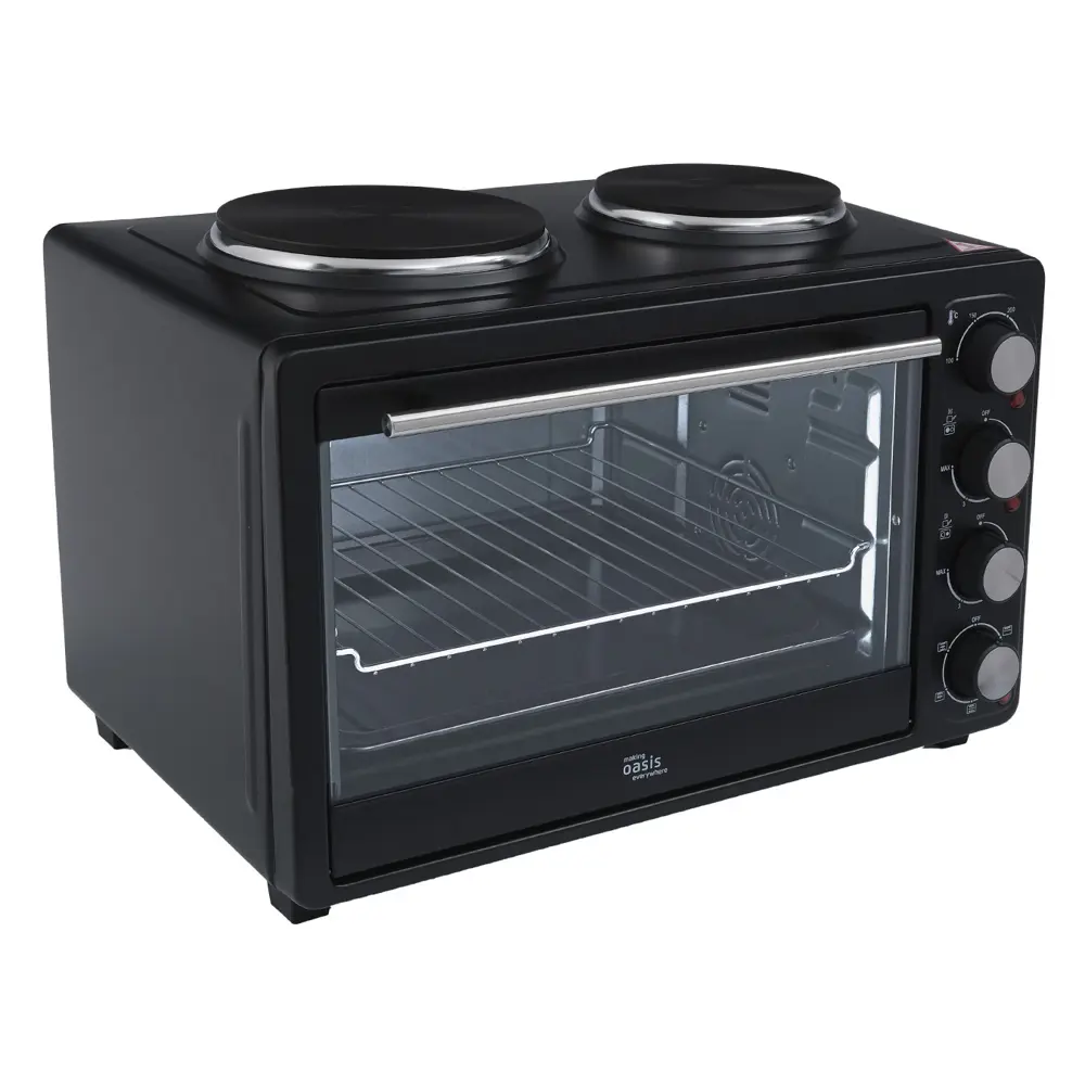 Фото 5 Электропечь 3200 Вт Making oasis everywhere M-S/BL35B 51.3x34.8x38 см цвет черный