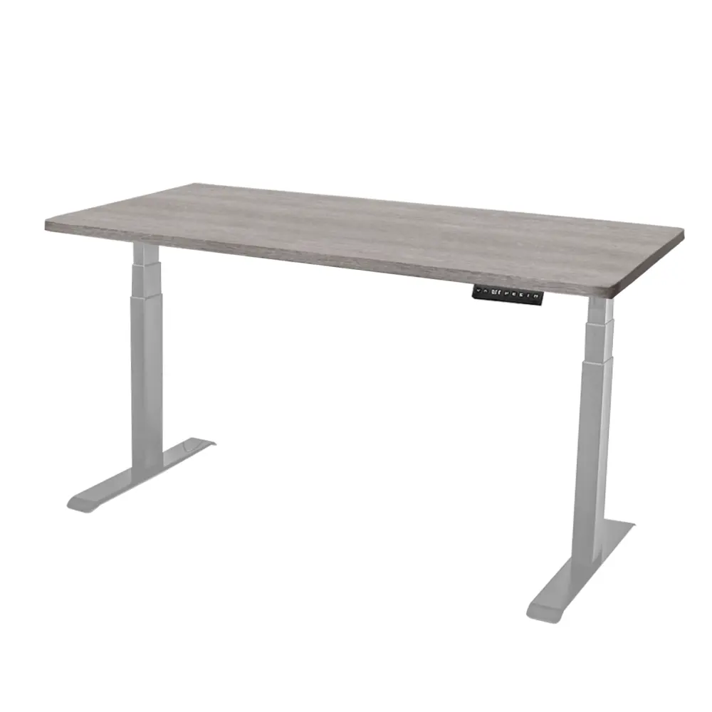 Фото 9 Игровой компьютерный стол Protect LA-T33-2A3 с регулировкой высоты 160x125x70 см подстолье Premium серое ЛДСП цвет бежевый Фото 9 Игровой компьютерный стол Protect LA-T33-2A3 с регулировкой высоты 160x125x70 см подстолье Premium серое ЛДСП цвет бежевый
